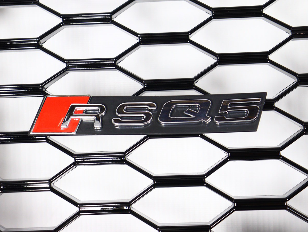 Audi Q5 LIFT 8R 2012-2015 Front Grill, Honeycomb Grill, RSQ5 Black Quattro Style